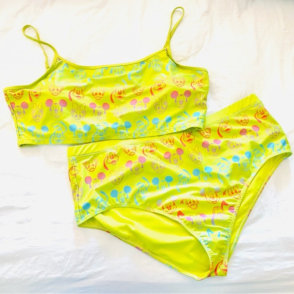 Disney 2024 Lime Green Bikini 2XL - Picture 2 of 6